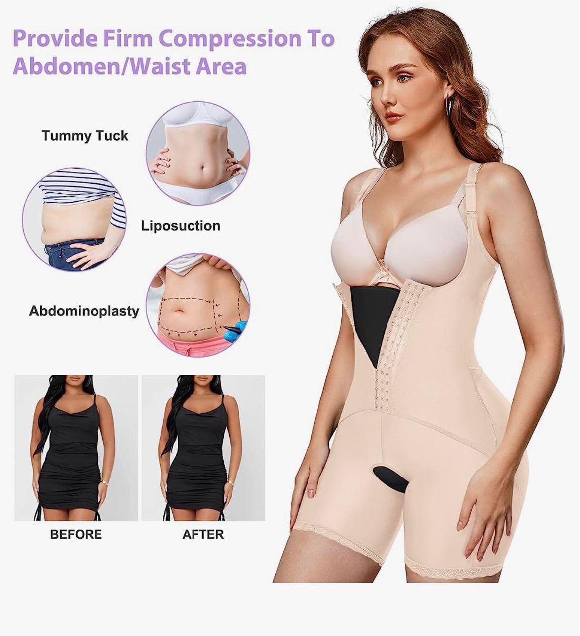 Moneyspeaks Abdominal Compression Board Belly Flattening Foam Pad Lipo Recovery AB Boards Post Surgery Liposuction Tummy Tuck