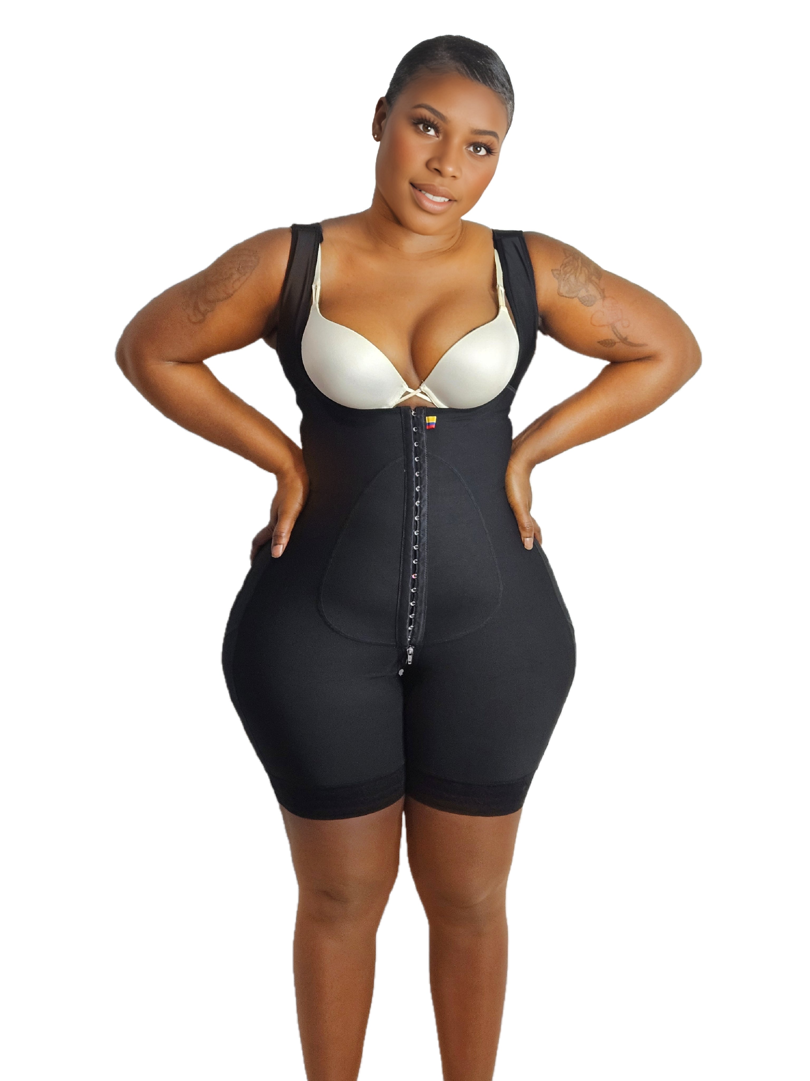 Moneyspeaks Drawstring Anti Cellulite Body Shaper with Hooks Wedding Dress Undergarments Low Back