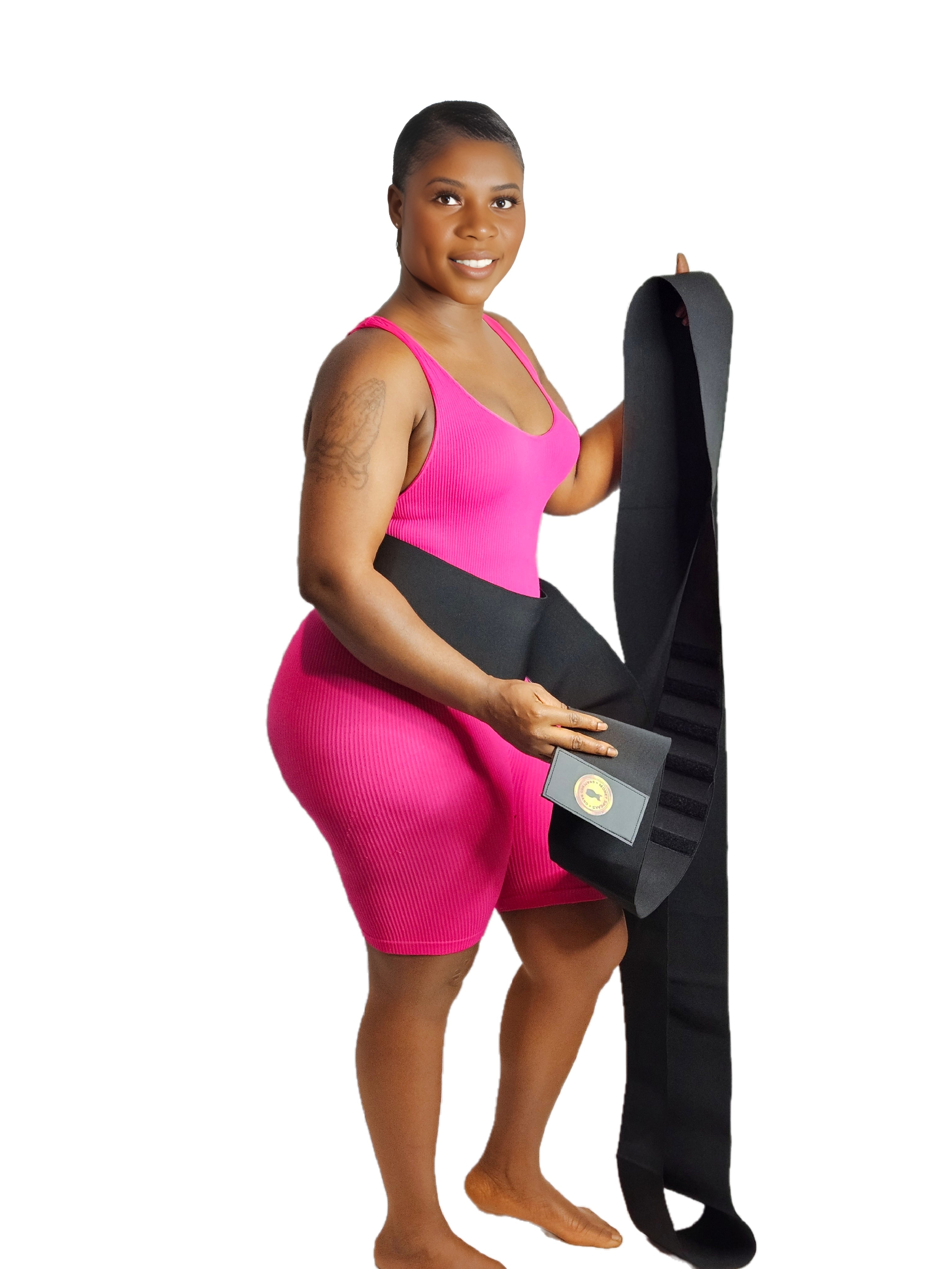 Moneyspeaks Wrap Waist Trainer for women Waist Wraps for Stomach Snatch Me Up Bandage Tummy Body Belly Trimmer Wrap