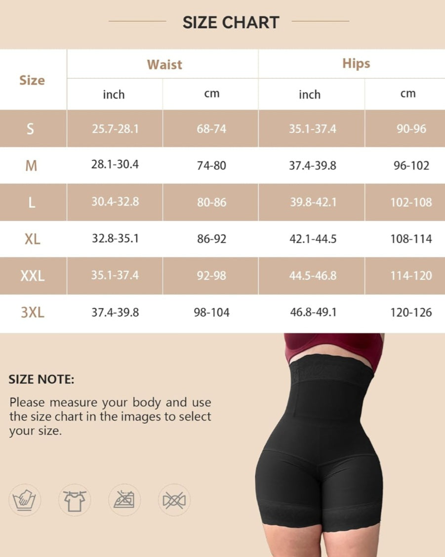 Moneyspeaks Shorts Tummy Control Body Shaper High Waist Shapewear Underwear