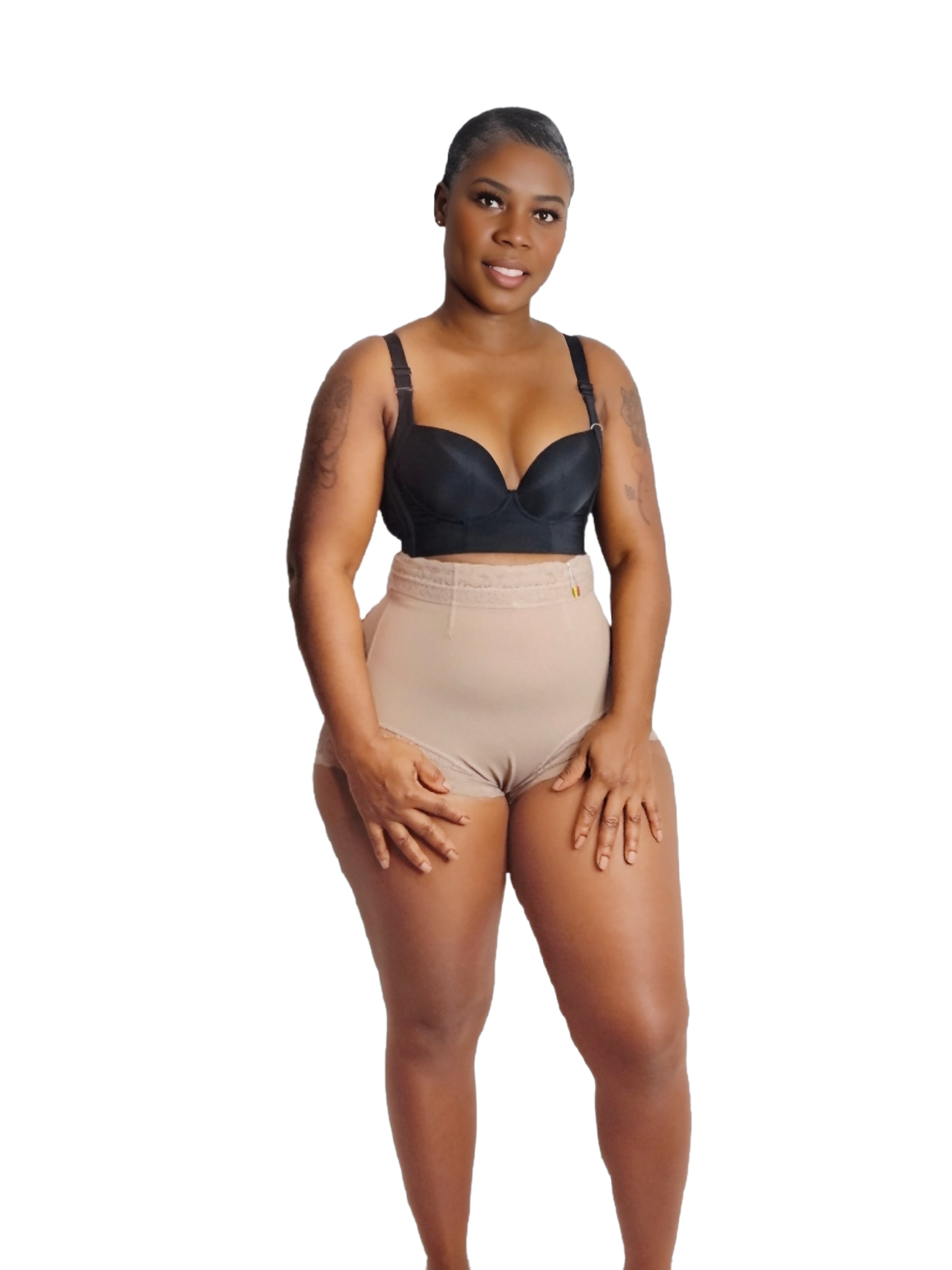 Moneyspeaks Waist Shorts Butt Lifter Shapeware Lace Panties Compression