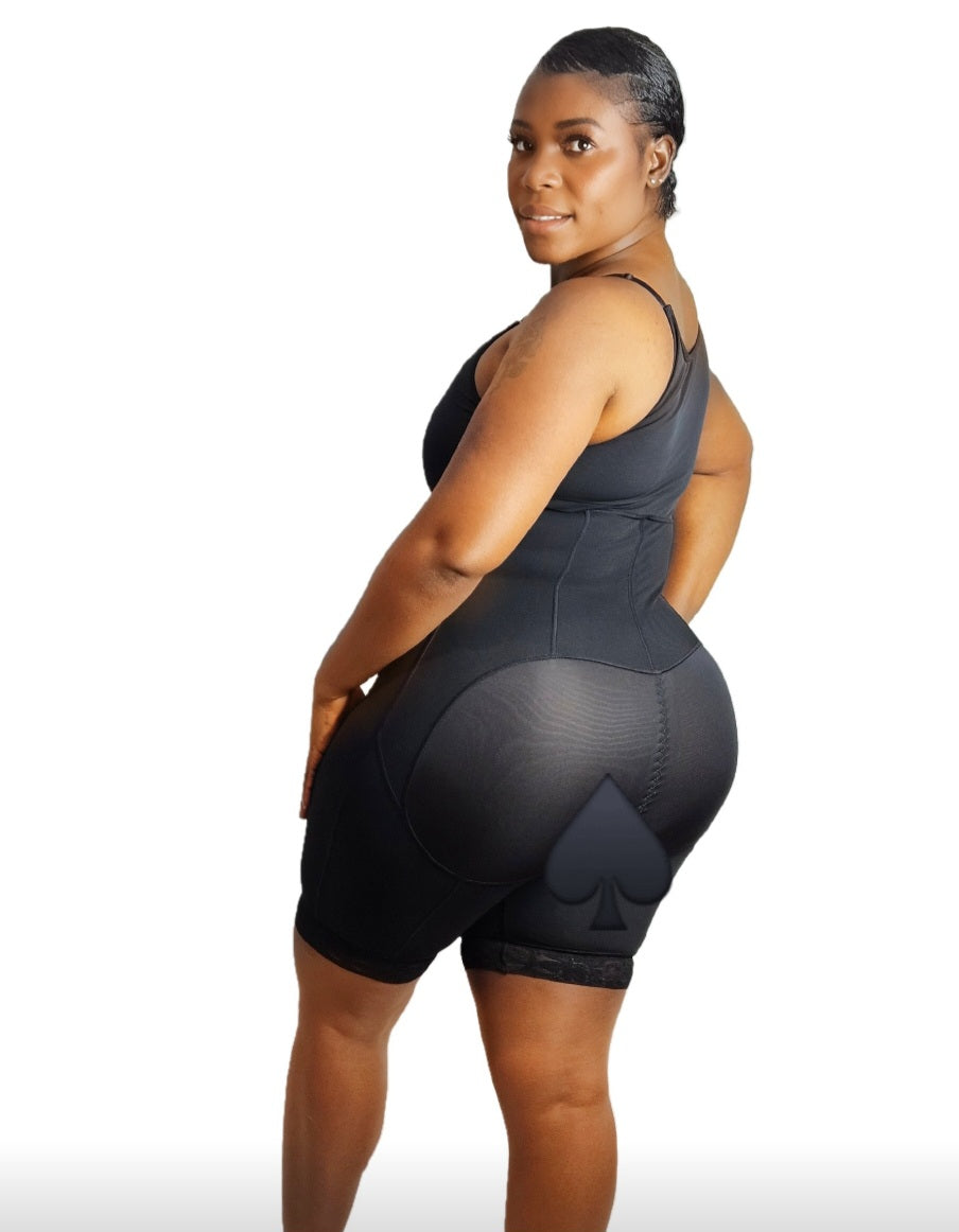 Moneyspeaks Body Shaper Butt Lifter Bodysuit High Elastic Fabric