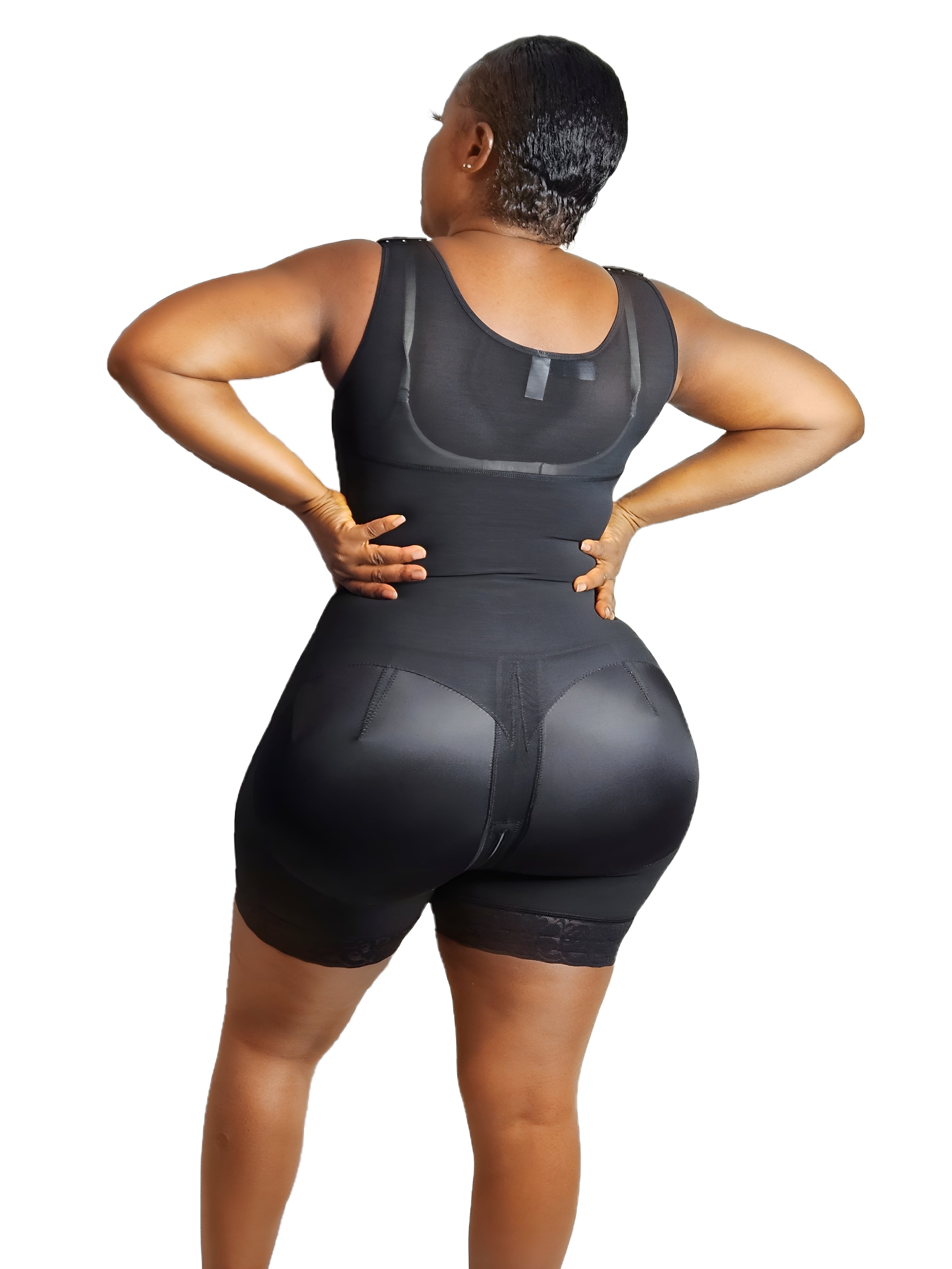 Moneyspeaks Colombianas Shapewear for Women Tummy Control Post Surgery Full Body Shaper Butt Lifter with Zipper Crotch Comfort Compression