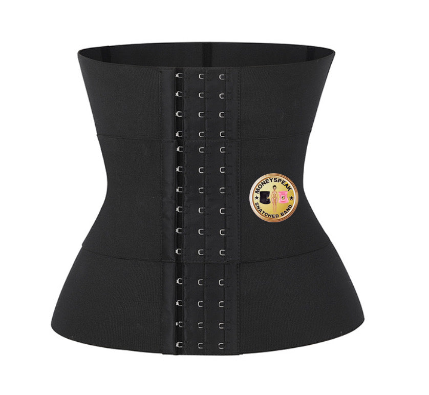 Moneyspeaks Waist Trainer for Women Lower Belly Fat Hourglass Body Shaper Waist Cincher Shapewear with Steel Bones Extender