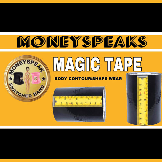 Moneyspeaks Magic Tape For Tummy Control Black
