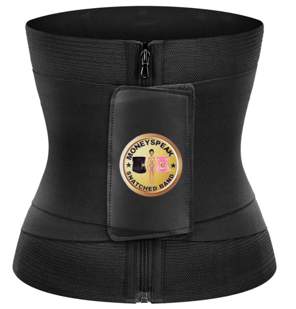 Moneyspeaks Women’s Corset Waist Trainer Belt High Tummy Control Girdle Trainer Hourglass Baby Shaping Bustier Perspiration Shaperwear