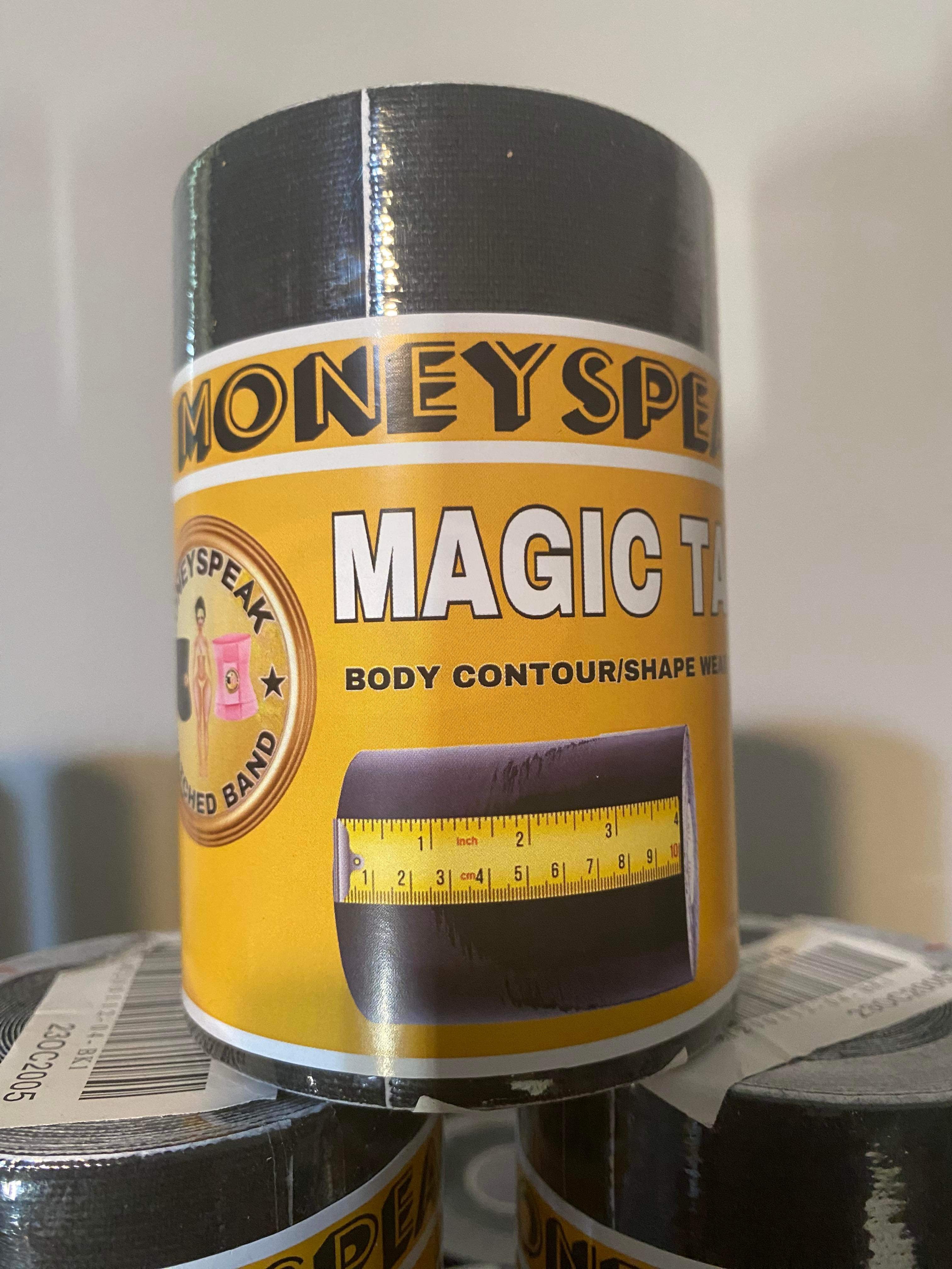 Moneyspeaks Magic Tape For Tummy Control Black